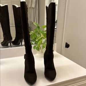 Elegant Over the Knee Brown Boots